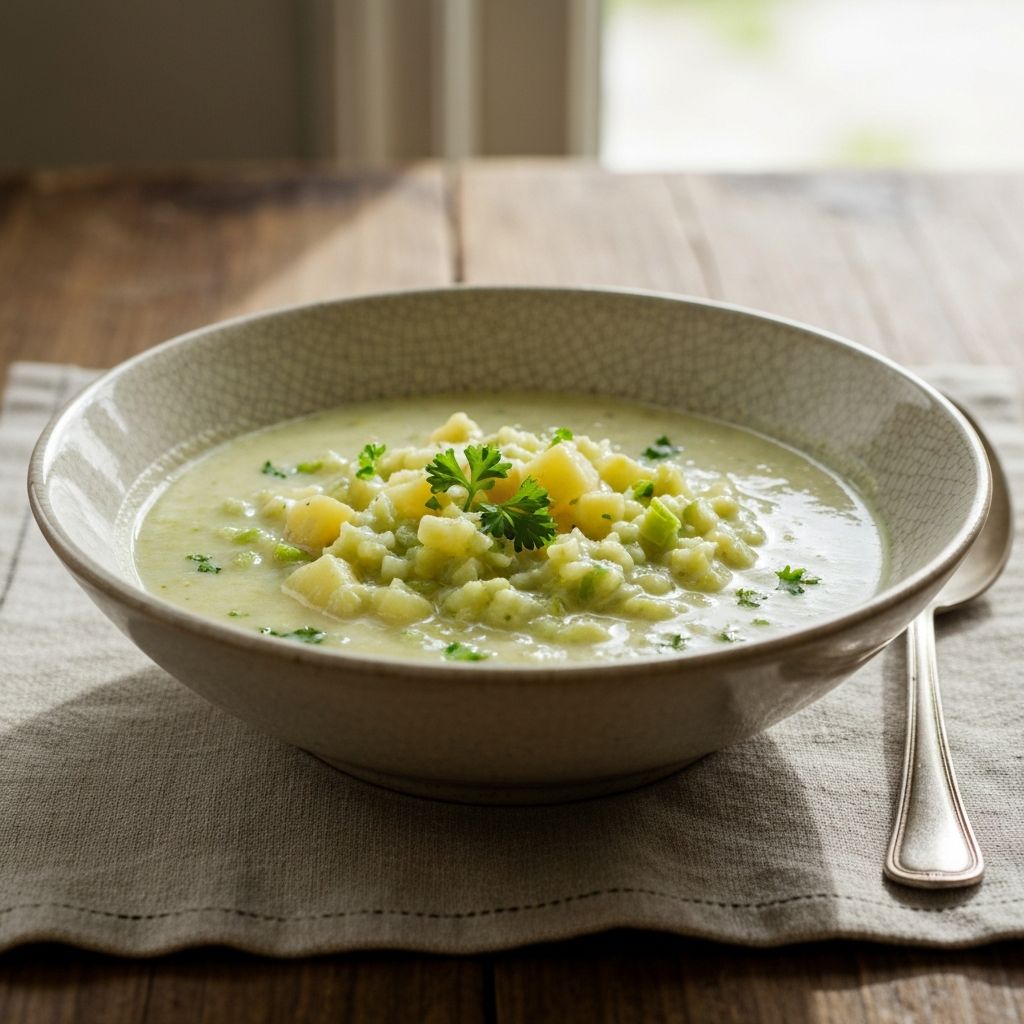 Creamy Potato Leek Soup